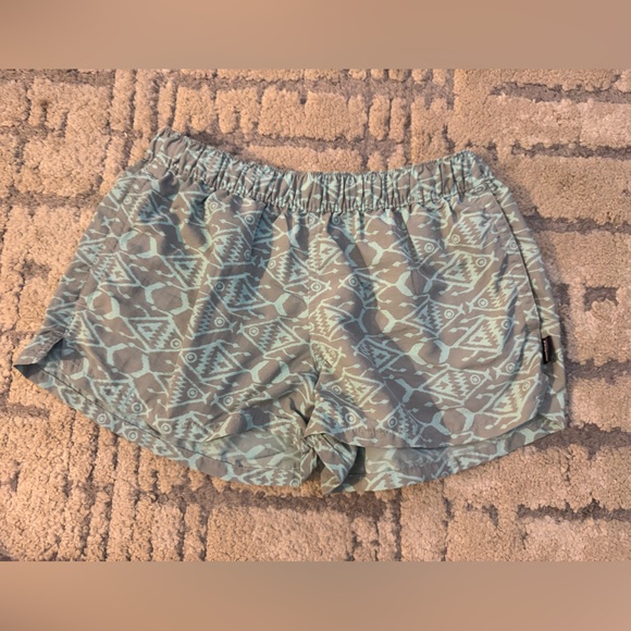Patagonia Pants - Patagonia Gray and Blue Women Shorts